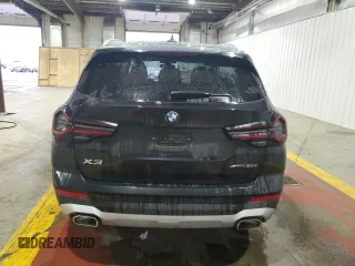 2024 BMW X3 xDrive30i with VIN 5UX53DP09R9U81366, listed as a Copart auction lot 48066155 with Not Provided miles and Salvage Title. Bid and sale history available at DreamBid. Image 6.