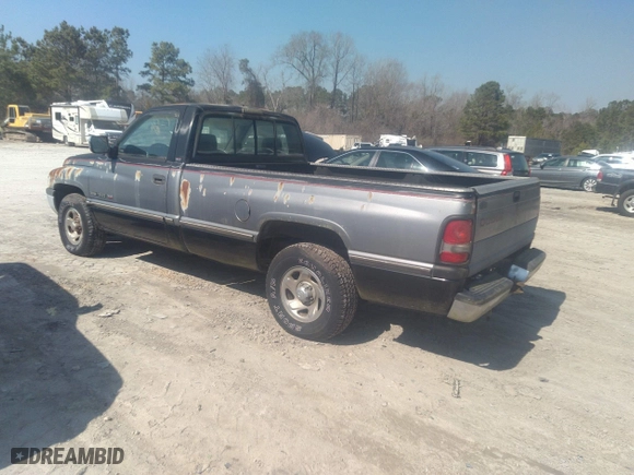 1995 Dodge Ram 1500 with VIN 1B7HC16Y6SS247656, listed as a IAAI auction lot 41247772 with 198,300 mi miles. Bid and sale history available at carsss.com. Image 3.