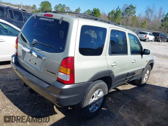 2004 Mazda Tribute LX with VIN 4F2YZ041X4KM23352, listed as a IAAI auction lot 41605357 with 276,243 mi miles and . Bid and sale history available at DreamBid. Image 4.