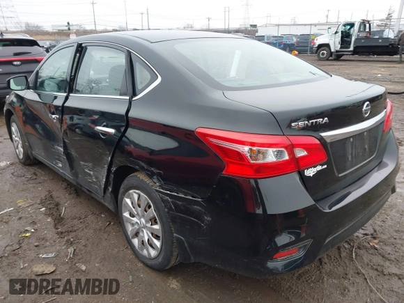2017 Nissan Sentra S with VIN 3N1AB7AP7HY292088, listed as a IAAI auction lot 41539050 with 133,395 mi miles. Bid and sale history available at carsss.com. Image 3.
