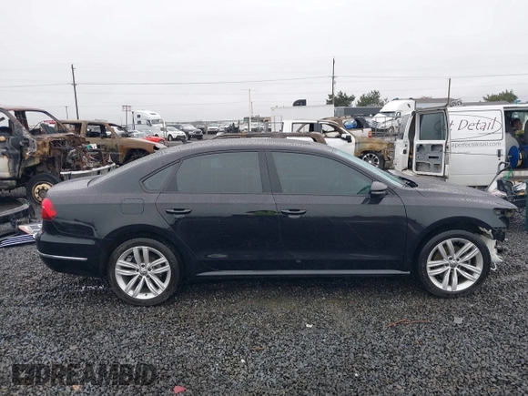 2019 Volkswagen Passat 2.0T Wolfsburg Edition with VIN 1VWLA7A39KC011539, listed as a IAAI auction lot 41616136 with 54,652 mi miles. Bid and sale history available at carsss.com. Image 14.