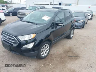 2019 Ford EcoSport SE z VIN MAJ3S2GE3KC268892, wystawiony jako IAAI lot #42029558 z przebiegiem 92 380 mil mil oraz . Historia ofert i sprzedaży dostępna na DreamBid. Obrazek 2.