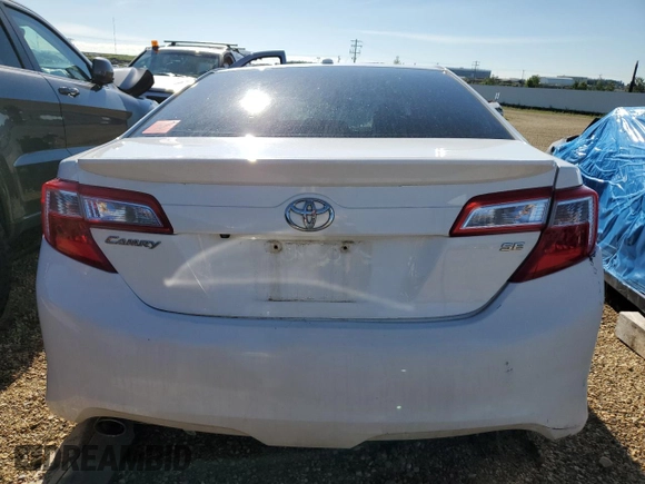 2012 Toyota Camry SE with VIN 4T1BK1FK8CU515953, listed as a Copart auction lot 46895405 with 0 mi miles and Non Repairable. Bid and sale history available at carsss.com. Image 6.
