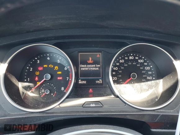 2018 Volkswagen Tiguan SEL с VIN 3VV2B7AX8JM132642, выставлен на аукционе Copart как лот 57807325 с пробегом 66 292 миль миль и Списание • Salvage title. История ставок и продаж доступна на DreamBid. Изображение 9.