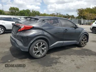 2018 Toyota C-HR XLE with VIN NMTKHMBX1JR015428, listed as a Copart auction lot 51111425 with 95,500 mi miles and Salvage Title. Bid and sale history available at carsss.com. Image 3.