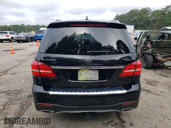 2017 Mercedes-Benz GLS with VIN 4JGDF7DE1HA857668, listed as a Copart auction lot 57278323 with 128,492 mi miles. Bid and sale history available at carsss.com. Image 6.