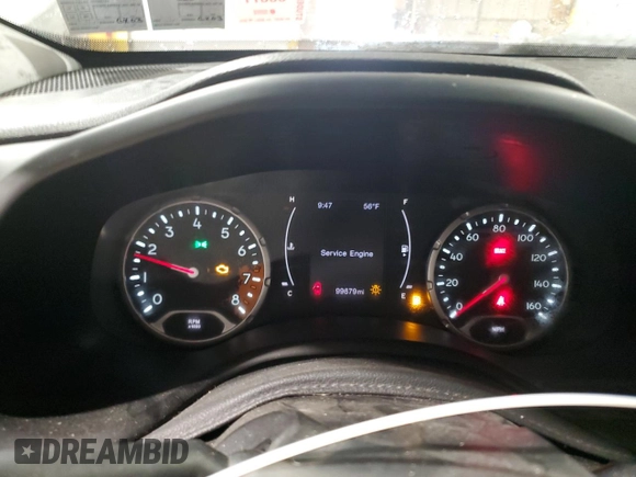 2015 Jeep Renegade Sport with VIN ZACCJBAH0FPB65139, listed as a Copart auction lot 86280044 with 99,679 mi miles and Salvage Title. Bid and sale history available at DreamBid. Image 9.