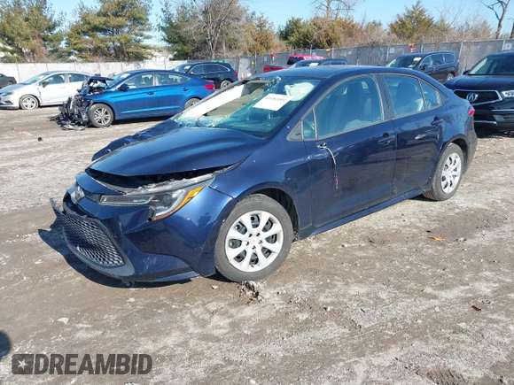 2020 Toyota Corolla LE with VIN 5YFEPRAE7LP007229, listed as a IAAI auction lot 41482001 with 63,705 mi miles. Bid and sale history available at carsss.com. Image 19.