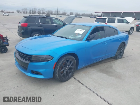 2023 Dodge Charger SXT with VIN 2C3CDXBG3PH631856, listed as a IAAI auction lot 41626032 with 23,447 mi miles. Bid and sale history available at carsss.com. Image 18.