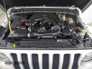 2018 Jeep Wrangler Unlimited Sahara with VIN 1C4HJXEG7JW255323, listed as a Copart auction lot 57586735 with 107,081 mi miles and Salvage title. Bid and sale history available at DreamBid. Image 11.