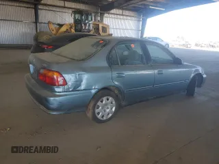 2000 Honda Civic VP z VIN 2HGEJ6611YH517547, wystawiony jako Copart lot #48056345 z przebiegiem 192 274 mil mil oraz Szkoda całkowita • Salvage title. Historia ofert i sprzedaży dostępna na DreamBid. Obrazek 3.