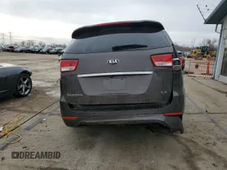 2016 Kia Sedona LX with VIN KNDMB5C10G6151540, listed as a Copart auction lot 46419095 with Not Provided miles and Salvage Title. Bid and sale history available at DreamBid. Image 6.