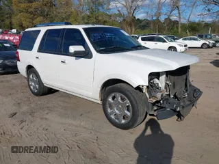 2013 Ford Expedition Limited z VIN 1FMJU1K59DEF34688, wystawiony jako IAAI lot #40942972 z przebiegiem 180 003 mil mil oraz . Historia ofert i sprzedaży dostępna na DreamBid. Obrazek 1.