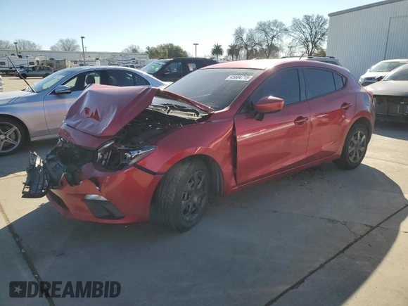 2014 Mazda 3 i Sport with VIN JM1BM1K74E1199164, listed as a Copart auction lot 45604715 with 176,726 mi miles and Salvage Title. Bid and sale history available at DreamBid. Image 1.