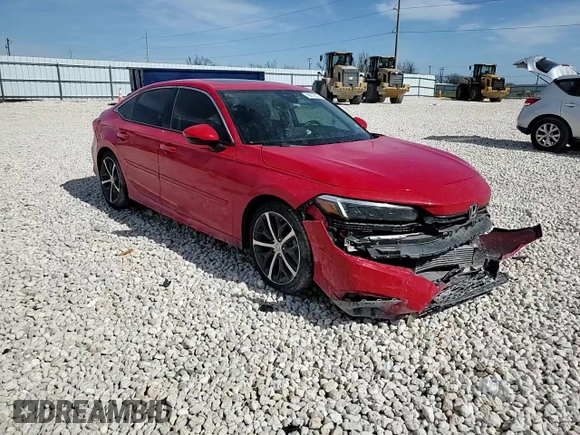 2022 Honda Civic Sedan Touring with VIN 2HGFE1F97NH306852, listed as a Copart auction lot 49012035 with 52,258 mi miles and Salvage Title. Bid and sale history available at carsss.com. Image 10.