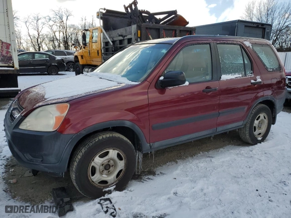 2003 Honda CR-V LX with VIN SHSRD78553U156974, listed as a Copart auction lot 87223494 with 198,811 mi miles and Clean Title. Bid and sale history available at carsss.com. Image 1.