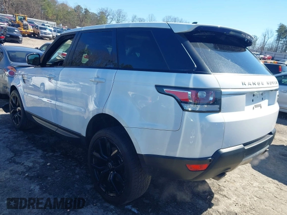 2015 Land Rover Range Rover Sport HSE with VIN SALWR2VF6FA537427, listed as a IAAI auction lot 41598915 with 134,639 mi miles. Bid and sale history available at carsss.com. Image 3.