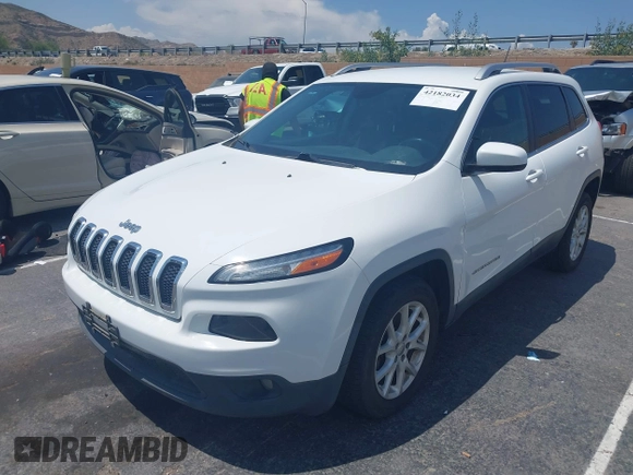 2015 Jeep Cherokee Latitude with VIN 1C4PJLCB7FW790865, listed as a IAAI auction lot 42182034 with 161,642 mi miles and . Bid and sale history available at carsss.com. Image 17.