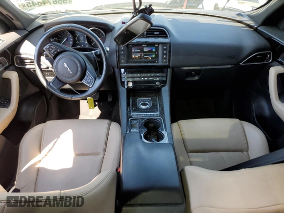2017 Jaguar F-Pace 35t Premium with VIN SADCJ2BV9HA067768, listed as a Copart auction lot 55671845 with 137,396 mi miles and Clean Title. Bid and sale history available at DreamBid. Image 8.
