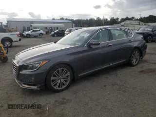 2020 Genesis G80 3.8L with VIN KMTFN4JE0LU338056, listed as a Copart auction lot 63465175 with 69,063 mi miles and Salvage title. Bid and sale history available at DreamBid. Image 1.