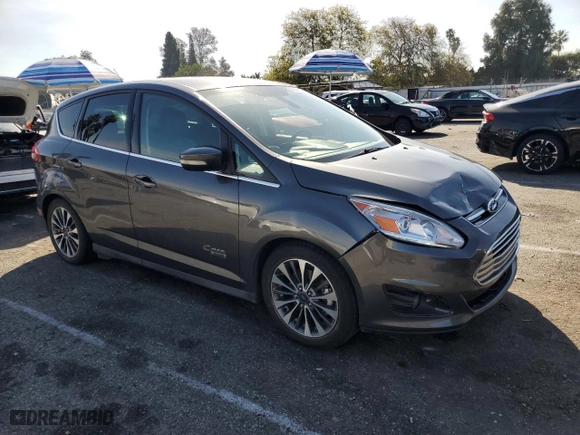 2017 Ford C-Max Energi Titanium with VIN 1FADP5FU4HL112367, listed as a Copart auction lot 45398235 with 121,875 mi miles and Salvage Title. Bid and sale history available at carsss.com. Image 4.