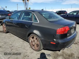 2007 Audi A4 2.0T with VIN WAUAF78E37A039291, listed as a Copart auction lot 47048265 with 120,531 mi miles and Salvage Title. Bid and sale history available at carsss.com. Image 2.