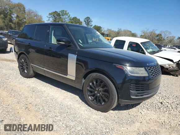 2018 Land Rover Range Rover HSE with VIN SALGS2RK1JA383444, listed as a Copart auction lot 48843825 with 186,706 mi miles and Clean title. Bid and sale history available at DreamBid. Image 4.
