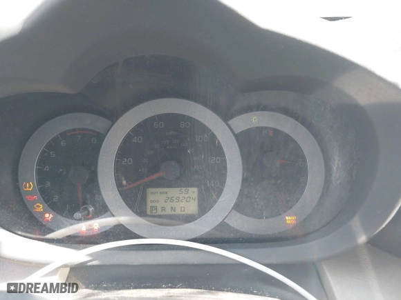 2007 Toyota RAV4 with VIN JTMZD33V076033639, listed as a IAAI auction lot 41941119 with 269,204 mi miles. Bid and sale history available at carsss.com. Image 7.