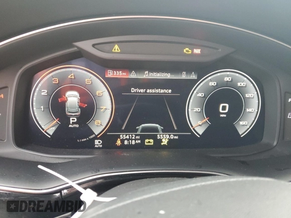 2019 Audi Q8 Premium Plus z VIN WA1BVBF13KD034039, wystawiony jako Copart lot #79762724 z przebiegiem 55 412 mil mil oraz Szkoda całkowita • Salvage title. Historia ofert i sprzedaży dostępna na DreamBid. Obrazek 9.