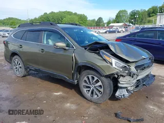 2020 Subaru Outback Premium with VIN 4S4BTACC1L3224596, listed as a IAAI auction lot 42187988 with 59,604 mi miles and . Bid and sale history available at DreamBid. Image 1.