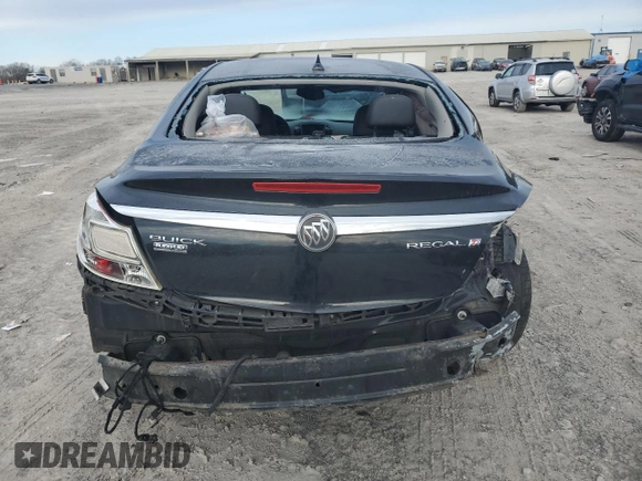 2011 Buick Regal CXL Turbo TO7 with VIN W04G15GV5B1078355, listed as a Copart auction lot 89405175 with 171,231 mi miles and Salvage Title. Bid and sale history available at carsss.com. Image 6.