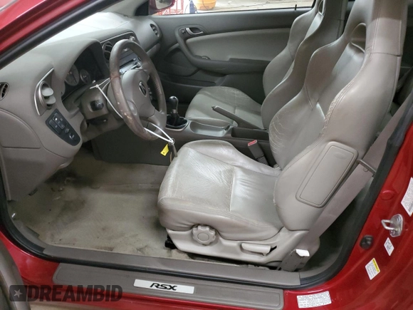 2002 Acura RSX Type S with VIN JH4DC53042C019989, listed as a Copart auction lot 73934374 with 169,366 mi miles and Salvage Title. Bid and sale history available at carsss.com. Image 7.