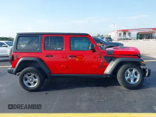 2021 Jeep Wrangler Unlimited Sport S z VIN 1C4HJXDN6MW685705, wystawiony jako IAAI lot #42344146 z przebiegiem 53 859 mil mil oraz . Historia ofert i sprzedaży dostępna na DreamBid. Obrazek 14.