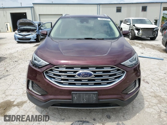 2020 Ford Edge SEL with VIN 2FMPK3J94LBB47444, listed as a Copart auction lot 59854325 with 61,710 mi miles and Salvage title. Bid and sale history available at DreamBid. Image 5.