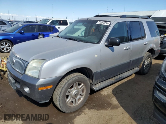 2005 Mercury Mountaineer Convenience with VIN 4M2ZU86K65ZJ08087, listed as a Copart auction lot 72984094 with 229,901 mi miles and Salvage title. Bid and sale history available at DreamBid. Image 1.