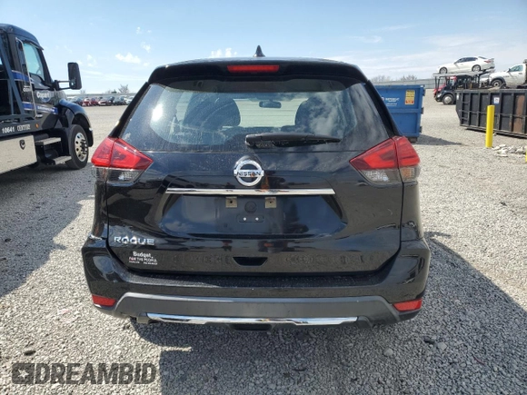 2017 Nissan Rogue SV with VIN KNMAT2MT3HP541834, listed as a Copart auction lot 50585425 with 169,432 mi miles and Salvage title. Bid and sale history available at DreamBid. Image 6.