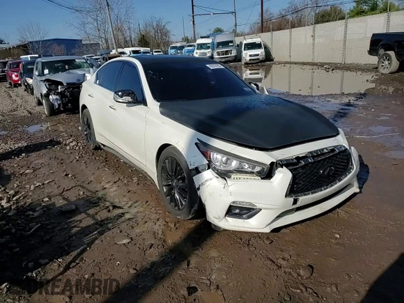 2019 Infiniti Q50 Luxe с VIN JN1EV7AR7KM550212, выставлен на аукционе Copart как лот 49978185 с пробегом 57 139 миль миль и Списание • Salvage title. История ставок и продаж доступна на DreamBid. Изображение 11.