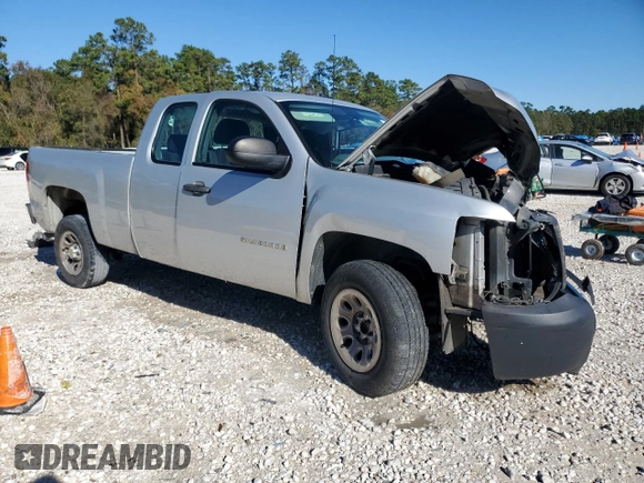 2011 Chevrolet Silverado 1500 Work Truck with VIN 1GCRCPEX3BZ160871, listed as a Copart auction lot 84711884 with Not Provided miles and Non Repairable. Bid and sale history available at DreamBid. Image 4.