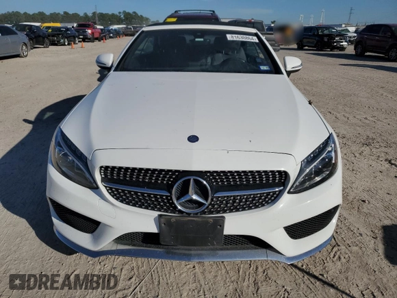 2017 Mercedes-Benz C 300 with VIN WDDWK4JB3HF541876, listed as a Copart auction lot 81630864 with 61,473 mi miles and Clean Title. Bid and sale history available at DreamBid. Image 5.