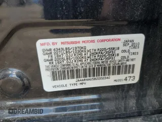 2011 Mitsubishi Outlander SE z VIN JA4AR4AU5BZ002340, wystawiony jako Copart lot #58254175 z przebiegiem 145 287 mil mil oraz Szkoda całkowita • Salvage title. Historia ofert i sprzedaży dostępna na DreamBid. Obrazek 13.