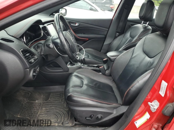 2014 Dodge Dart GT with VIN 1C3CDFEB0ED918902, listed as a Copart auction lot 58052415 with 62,167 mi miles and Salvage title. Bid and sale history available at DreamBid. Image 7.