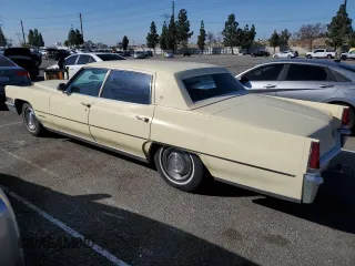 1969 Cadillac Fleetwood z VIN P9296258, wystawiony jako Copart lot #44472325 z przebiegiem 45 798 mil mil oraz Czysty tytuł • Clean title. Historia ofert i sprzedaży dostępna na DreamBid. Obrazek 2.