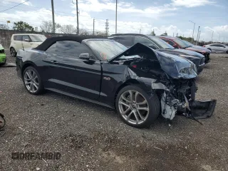 2023 Ford Mustang GT Premium with VIN 1FATP8FF2P5113423, listed as a Copart auction lot 47677974 with 6,347 mi miles and Salvage title. Bid and sale history available at DreamBid. Image 4.