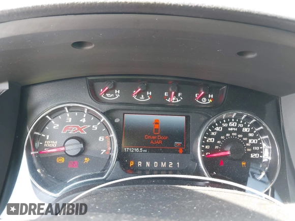 2012 Ford F-150 XL with VIN 1FTFW1CF2CKD89148, listed as a IAAI auction lot 41523799 with 171,216 mi miles. Bid and sale history available at carsss.com. Image 7.