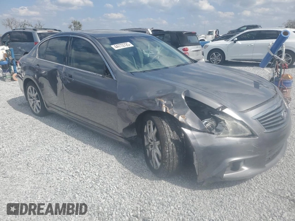 2011 Infiniti G37 Sedan Journey with VIN JN1CV6AP7BM510728, listed as a Copart auction lot 44772725 with Not Provided miles and Salvage Title. Bid and sale history available at carsss.com. Image 4.