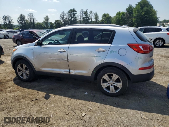 2013 Kia Sportage LX with VIN KNDPBCA24D7521374, listed as a Copart auction lot 61654725 with 146,378 mi miles and Salvage title. Bid and sale history available at DreamBid. Image 2.