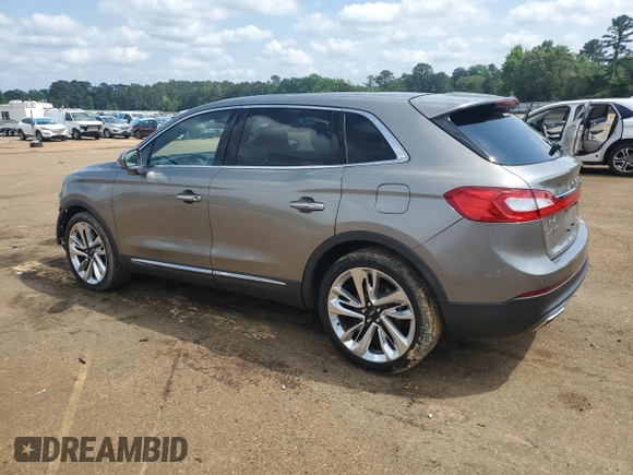 2016 Lincoln MKX Reserve with VIN 2LMTJ6LP9GBL83547, listed as a Copart auction lot 54585795 with 76,884 mi miles and Salvage Title. Bid and sale history available at carsss.com. Image 2.