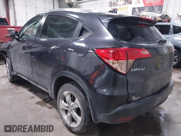 2016 Honda HR-V EX-L w/Navi with VIN 3CZRU6H76GM727547, listed as a IAAI auction lot 41260229 with 85,799 mi miles. Bid and sale history available at carsss.com. Image 3.