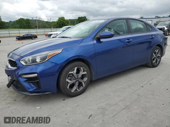 2019 Kia Forte LXS with VIN 3KPF24AD6KE049596, listed as a Copart auction lot 56276635 with 113,161 mi miles and Salvage title. Bid and sale history available at DreamBid. Image 1.