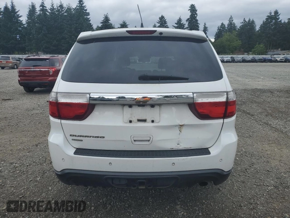 2013 Dodge Durango SXT with VIN 1C4RDJAG8DC668145, listed as a Copart auction lot 62749645 with 204,958 mi miles and Clean title. Bid and sale history available at DreamBid. Image 6.